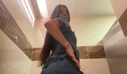 Naughty Nurse Masturbates and Squirts in the Hospital Bathroom